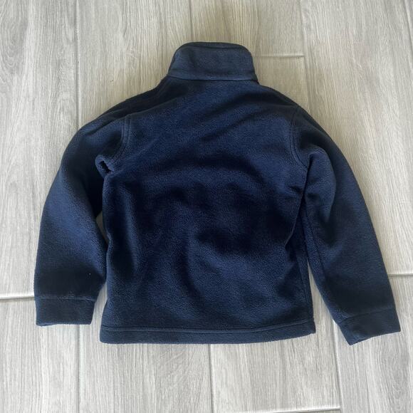 Columbia Toddler Boy's XXS 4/5 Navy Fleece Front Zip Jacket - Picture 2 of 5